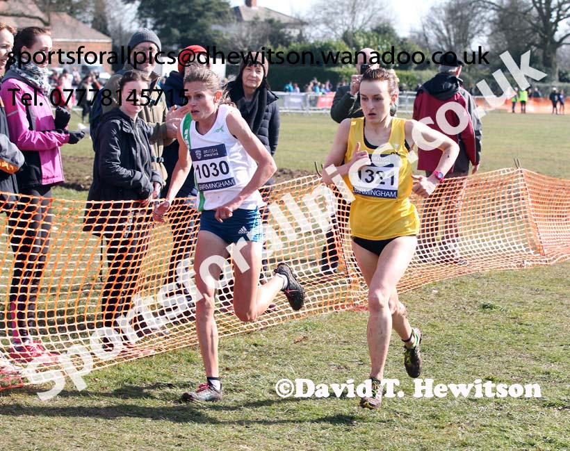 Louise Daman (Hampshire) 1030 and Lily Partridge lead the Senior Womens Inter Counties Championships,  Cofton Park, Birmingham. Photo: David T. Hewitson/Sports for All Pics